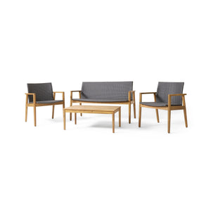 Bryan Chat Set Outdoor Furniture Frame - Teak
