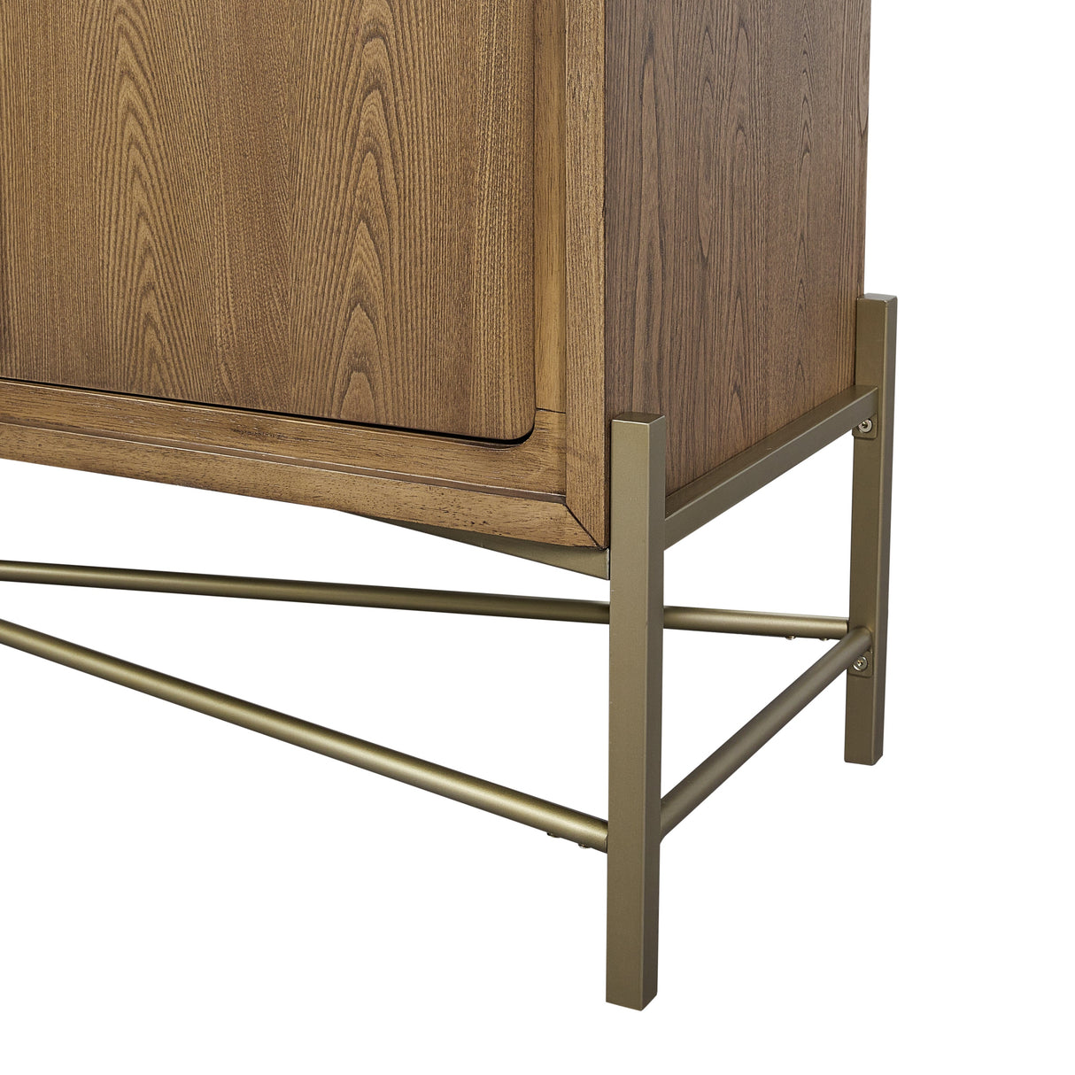 Sideboard with USB Charging Ports, 2 Drawers and 2 Doors