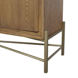 Sideboard with USB Charging Ports, 2 Drawers and 2 Doors