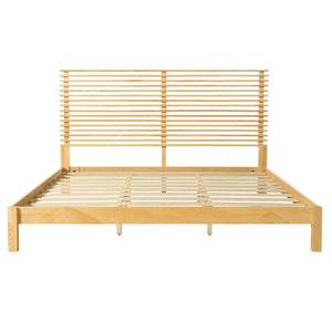 Premium Solid Wood King Size Bed Frame with Headboard