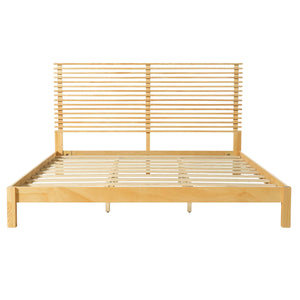 Premium Solid Wood King Size Bed Frame with Headboard