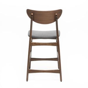 Elegant Counter Height Chair With Cushioned Seat