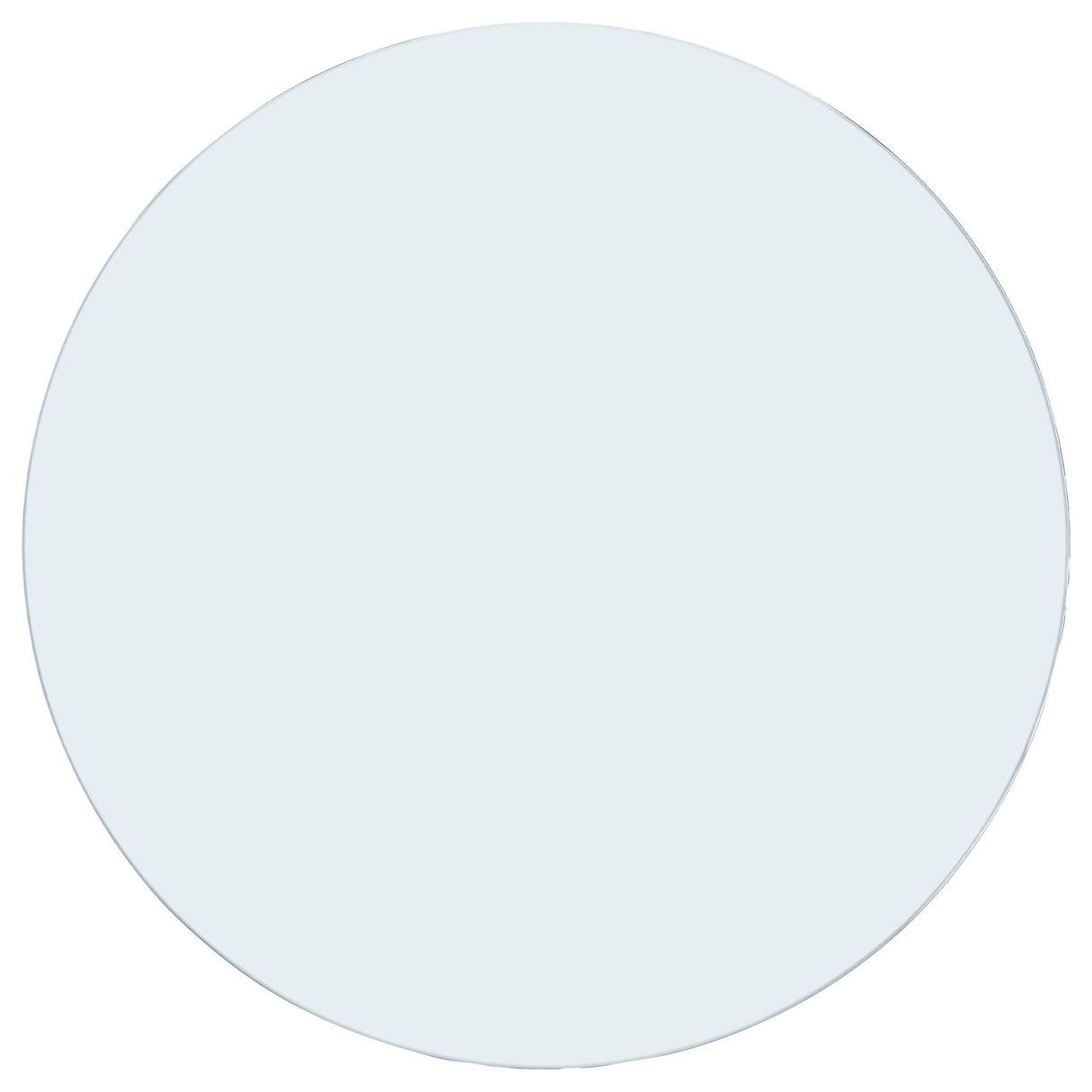 Glass Tops 60-inch 12mm Round Clear Tempered Glass Top