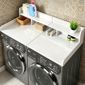 Washer Dryer Countertop with Non-Slip Pads - White