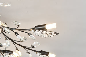 15-Light Chandelier Crystal Ceiling Lamp