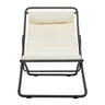 Outdoor Folding Chair With Adjustable Backrest (Set of 2)