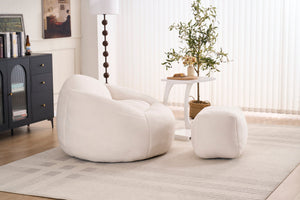 Foam Bean Bag Chairs for Adults/Teens with Filling and Chenille Cover