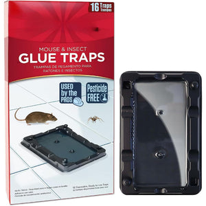 Mouse & Insect Glue Traps Heavy Duty – Pesticide-Free Sticky Boards for Mice, Roaches, Crickets & Crawling Pests