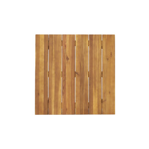 Crowne 4-Pcs Sofa Conversation Set with Beige Cushion, Teak