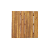 Crowne 4-Pcs Sofa Conversation Set with Beige Cushion, Teak