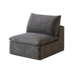 1 Middle Seat Sofa - Dark Fabric