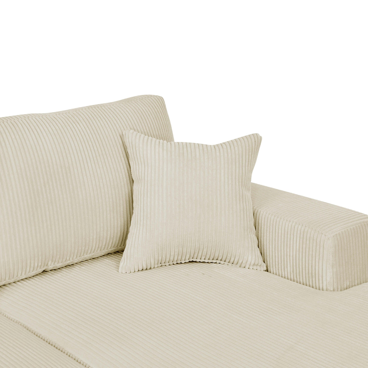 The Sara Modular Corduroy U-Shaped Sectional Sofa