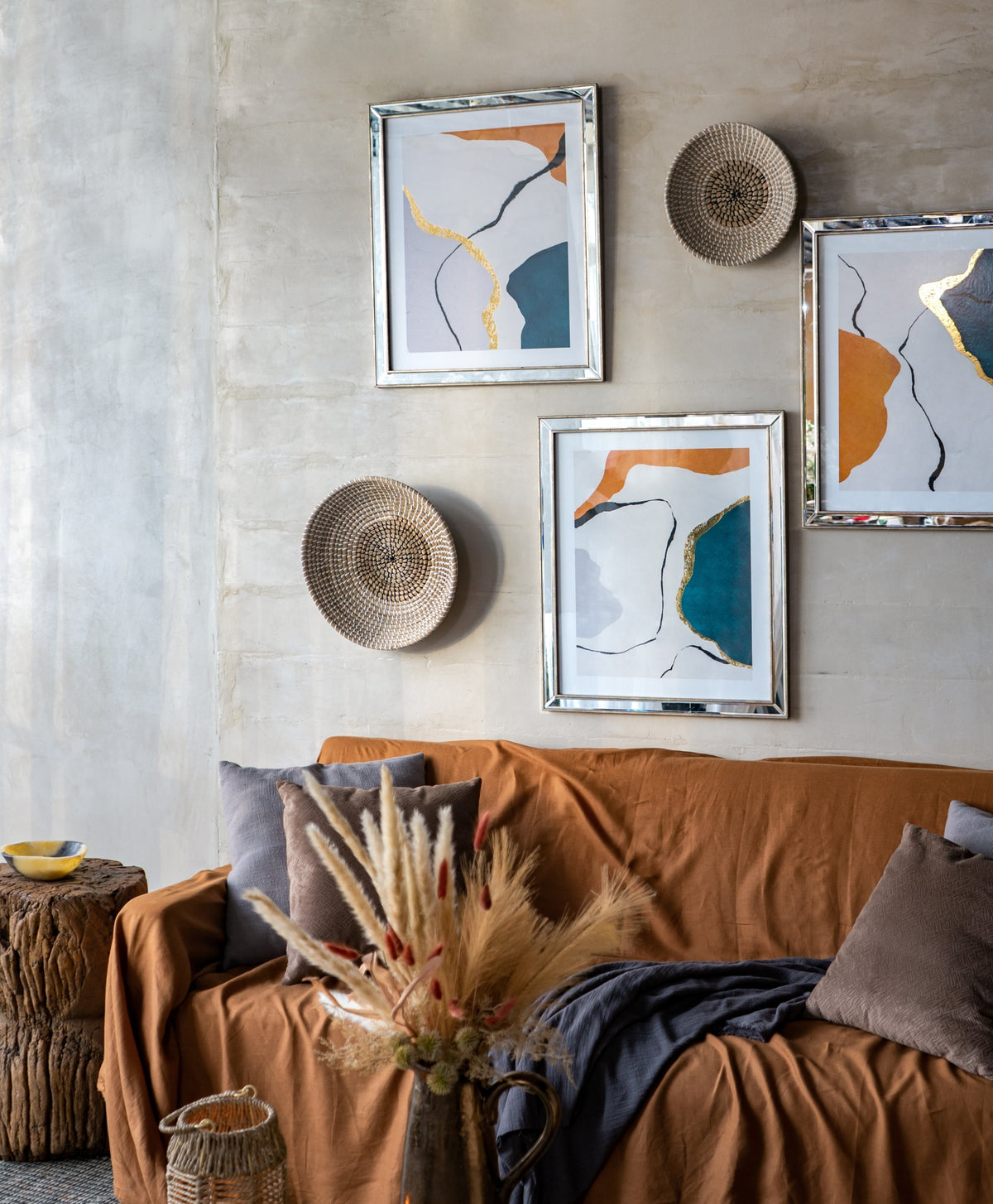 S/2 Kira Woven Seagrass Bowls