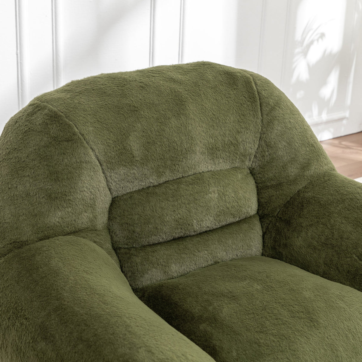 Comfy Faux Fur Bean Bag Chair