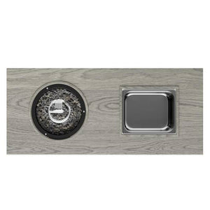 3 In 1 Outdoor Propane Fire Pit Table 50, 000 BTU With Ice Bucket - Gray