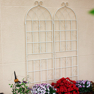 Metal Garden Rustproof Trellis For Climbing Plants Outdoor Flower Support