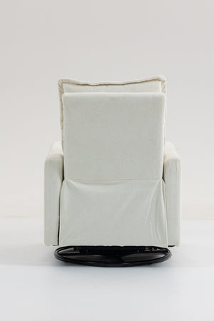 Short Plush Manual Button Armchair Sofa