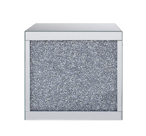 Noralie Mirrored & Faux Diamonds End Table
