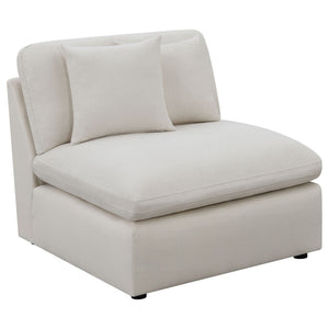 Hobson 4-piece Upholstered Modular Sectional Sofa Ivory