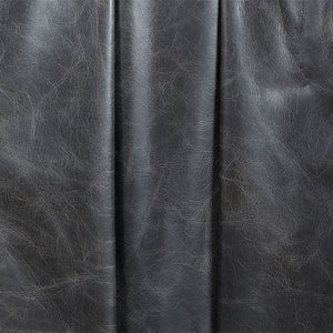 Piotr - Accent Chair With Swivel - Black Top Grain Leather