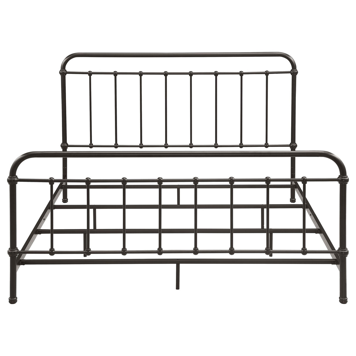 Livingston Metal Eastern King Open Frame Bed Dark Bronze