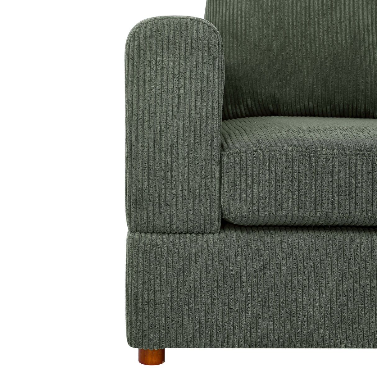 The Haven Six-Piece Modular Corduroy Sectional