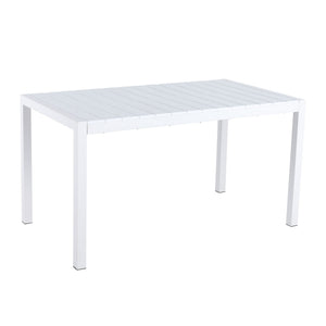 4 Piece Set Of Modern Designed Single Chairs With Long Table