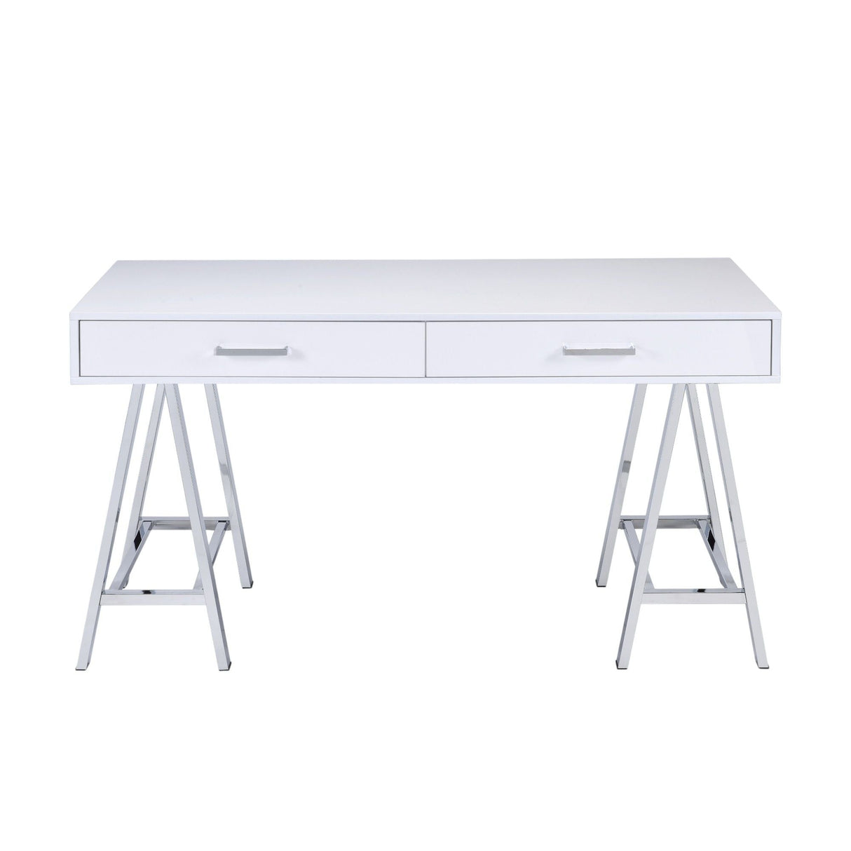 Coleen - High Gloss Writing Desk With USB