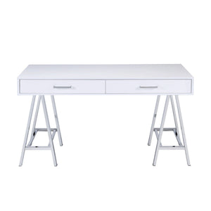 Coleen - High Gloss Writing Desk With USB