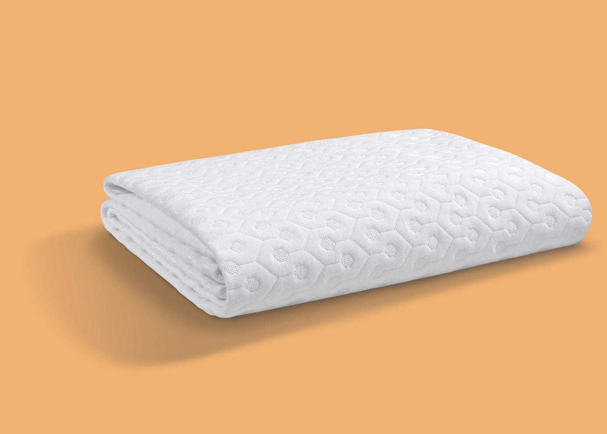 Full XL Mattress Protector with Moisture-Wicking Protection - White