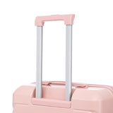 Set of 3 ABS Spinner Wheel Luggage - Pink