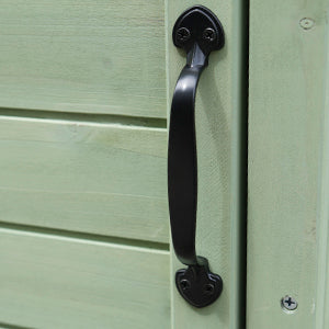 Outdoor Wooden Storage Shed with Lockable Door
