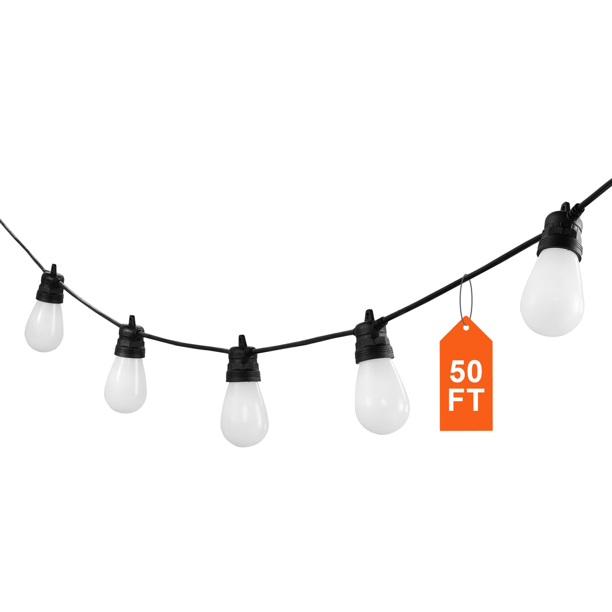 RGB Outdoor String Lights, 50FT with APP Control