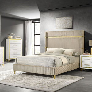Malcolm - Wingback Bed