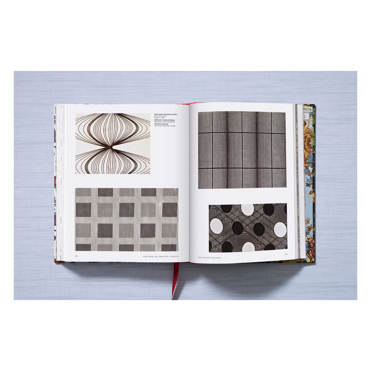 The Book of Printed Fabrics. From the 16th century until today (German, French, English)