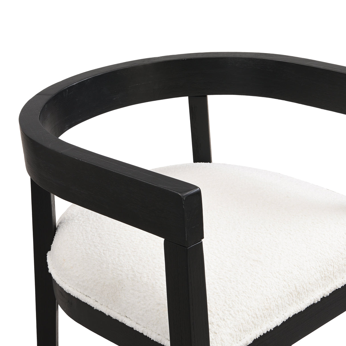 Modern Rubberwood Counter Stool Set with Upholstered Seats