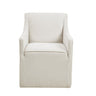 Traditional Skirted Dining Arm Chair