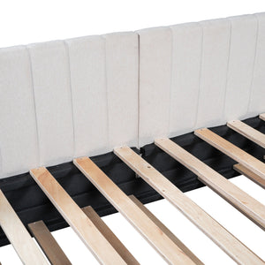 Upholstered Daybed, Sofa Bed Frame, No Box Spring Needed