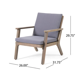 Outdoor Club Chair With Cushion