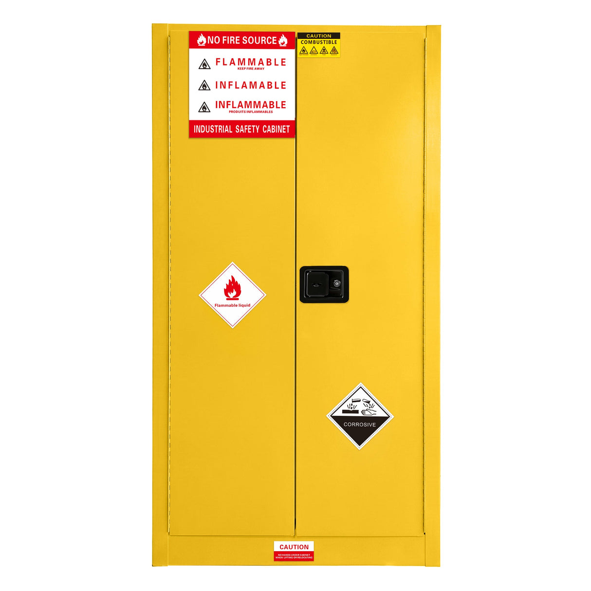 60 Gal Flammable Safety Cabinet, 34"W x 34"D x 65"H