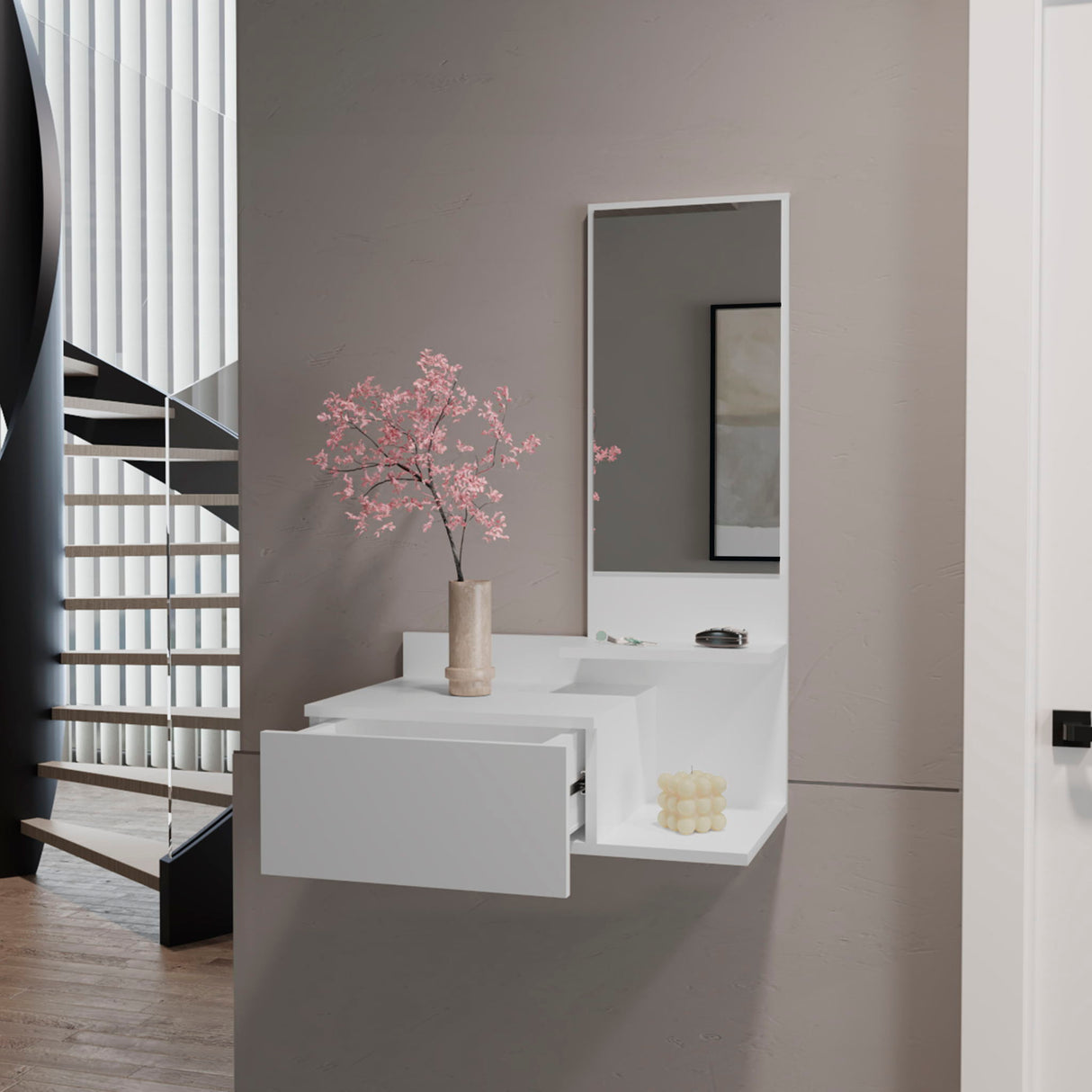 Lowell - Floating Hallway Cabinet