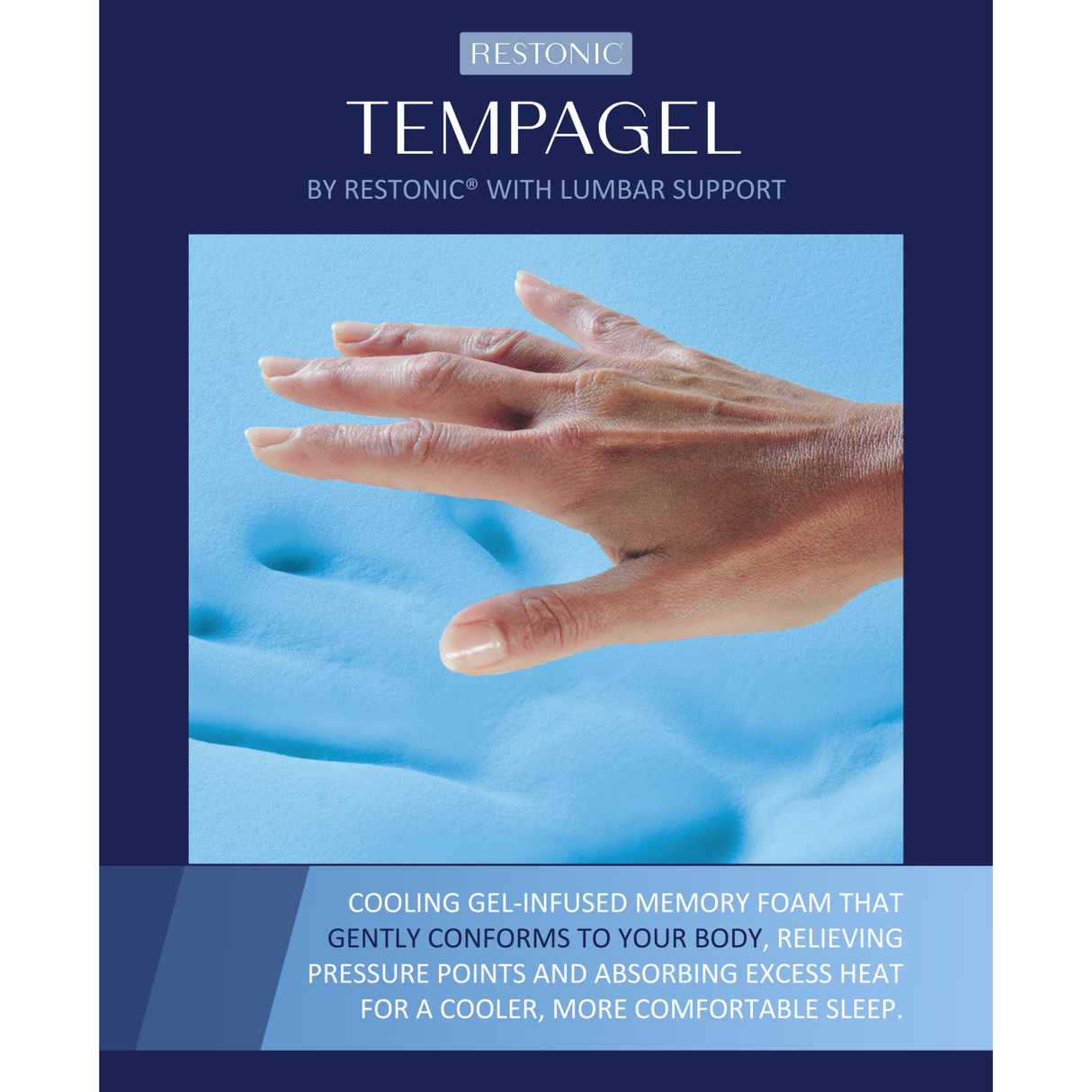 Restonic ComfortCare Hybrid Firm King Mattress + 12-Piece Bedding Pack