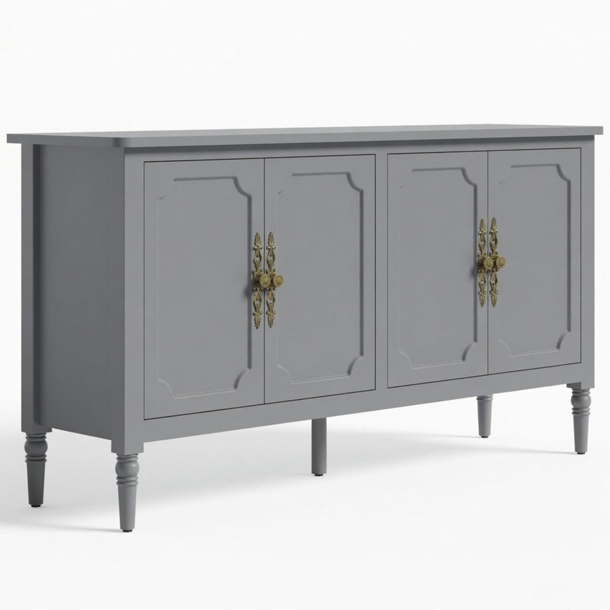 Vintage Buffet Cabinet With Adjustable Shelves