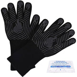 BBQ Gloves, 1472°F Heat Resistant Fireproof Oven Mitts
