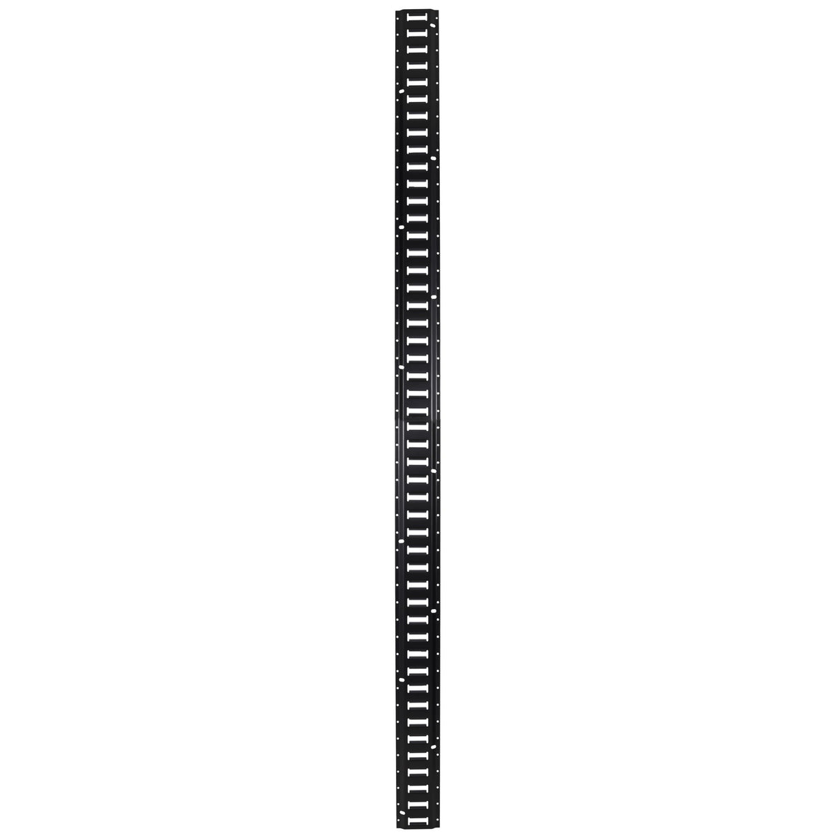 Heavy Duty E Track Tie-Down Rail Kit with Steel O-Ring Anchors - Black