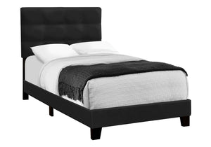 Transitional Upholstered Bed Frame