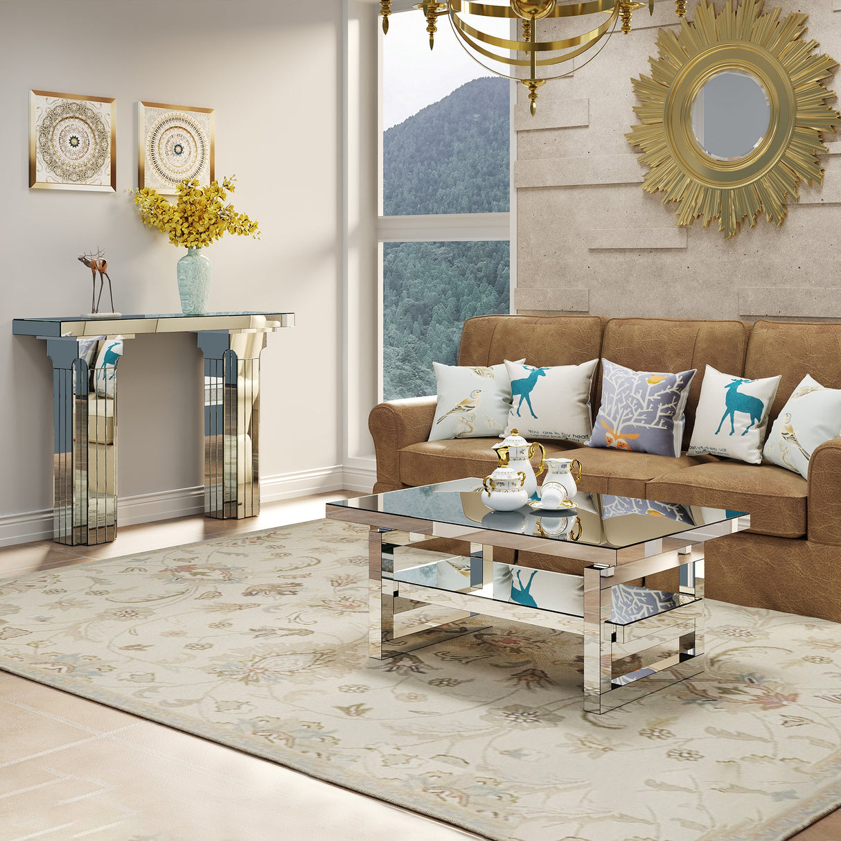 Modern Square Luxury Coffee Table