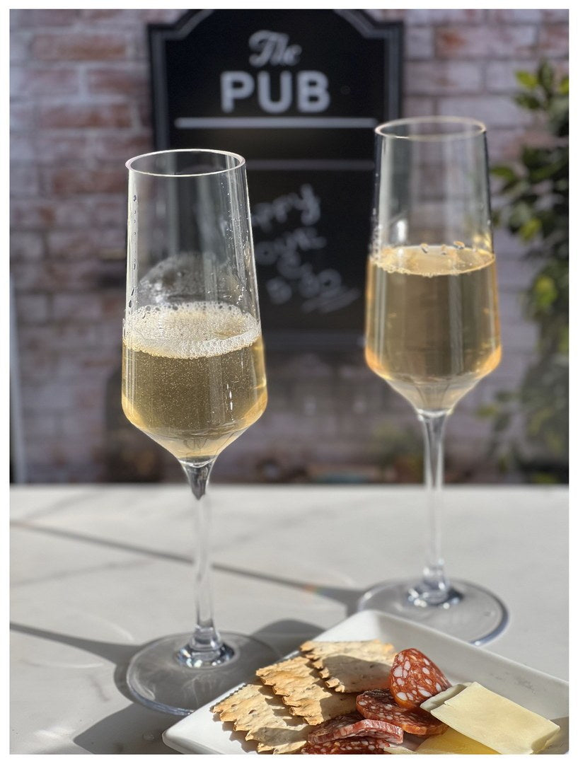 Tritan Lexington Unbreakable Champagne Flutes – Set of 4 Crystal