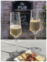 Tritan Lexington Unbreakable Champagne Flutes – Set of 4 Crystal