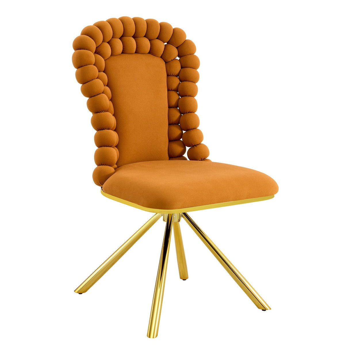 Puffy Bubble Ball Chain Chair for Dining Room & Kitchen (Set of 2)